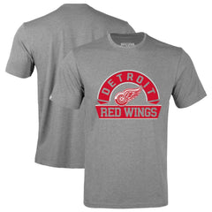 Detroit Red Wings Levelwear Richmond Banner Arch T-Shirt - Gray T-shirts