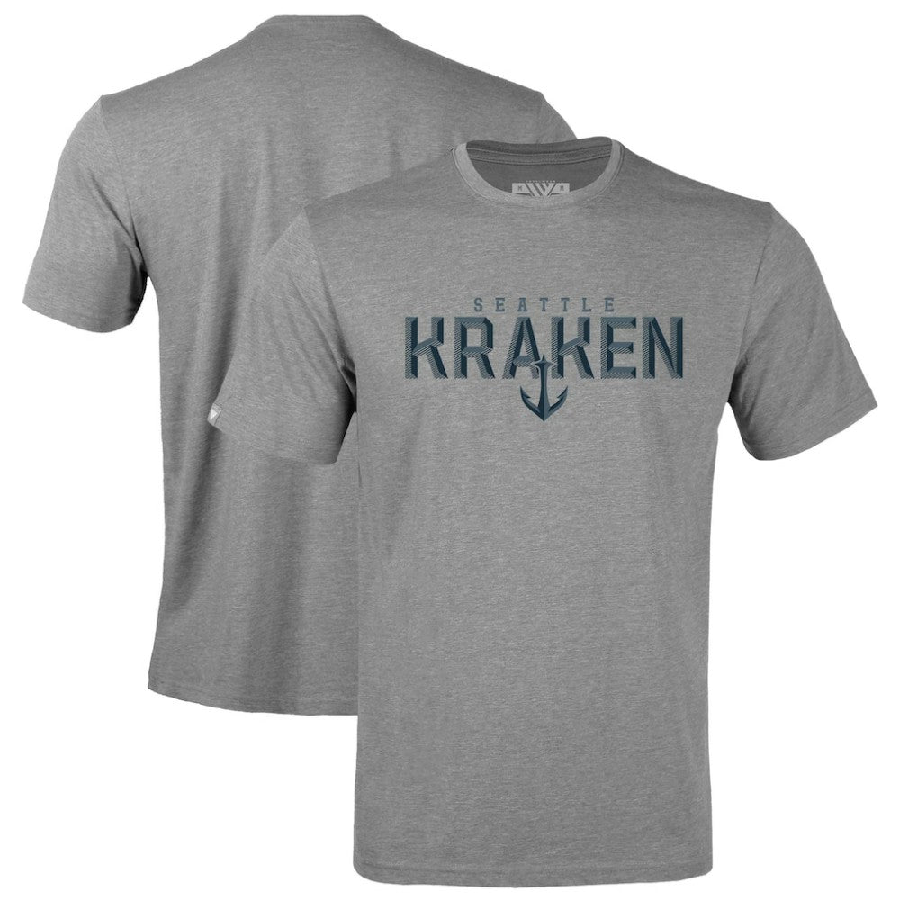 Seattle Kraken Levelwear Richmond Carve T-Shirt - Gray T-shirts