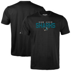 San Jose Sharks Levelwear Richmond Carve T-Shirt - Black T-shirts