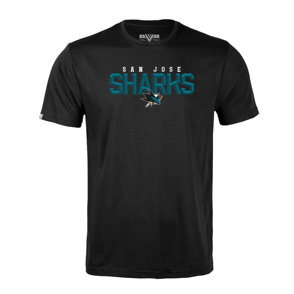San Jose Sharks Levelwear Richmond Carve T-Shirt - Black T-shirts