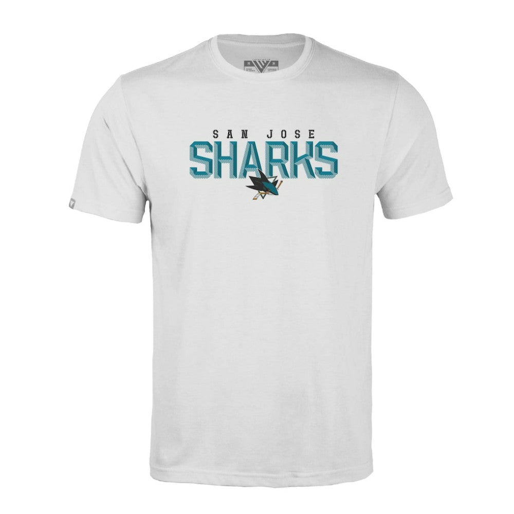 San Jose Sharks Levelwear Richmond Carve T-Shirt - White T-shirts