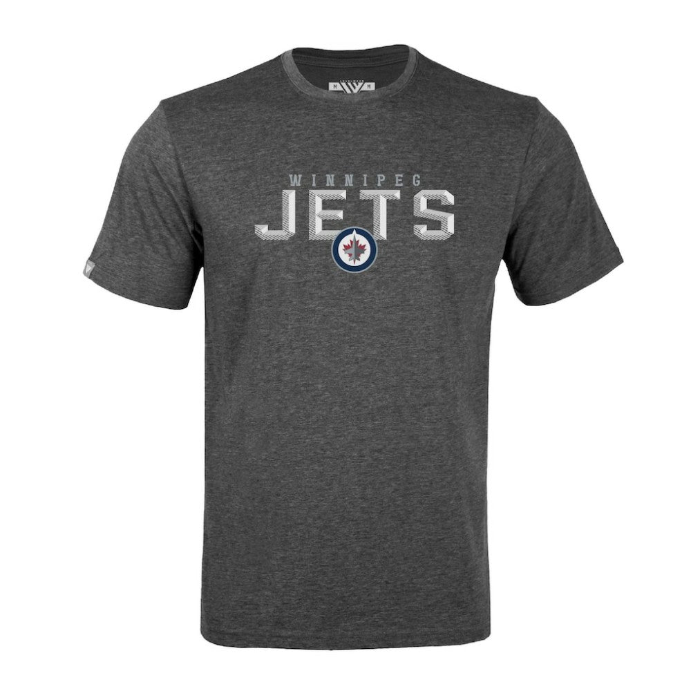 Winnipeg Jets Levelwear Richmond Carve T-Shirt - Gray T-shirts