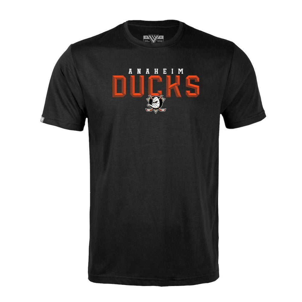 Anaheim Ducks Levelwear Richmond Carve T-Shirt - Black T-shirts