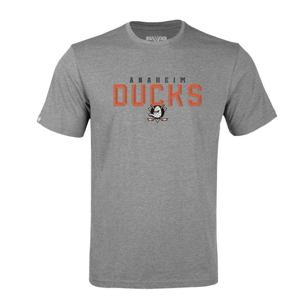 Anaheim Ducks Levelwear Richmond Carve T-Shirt - Gray T-shirts