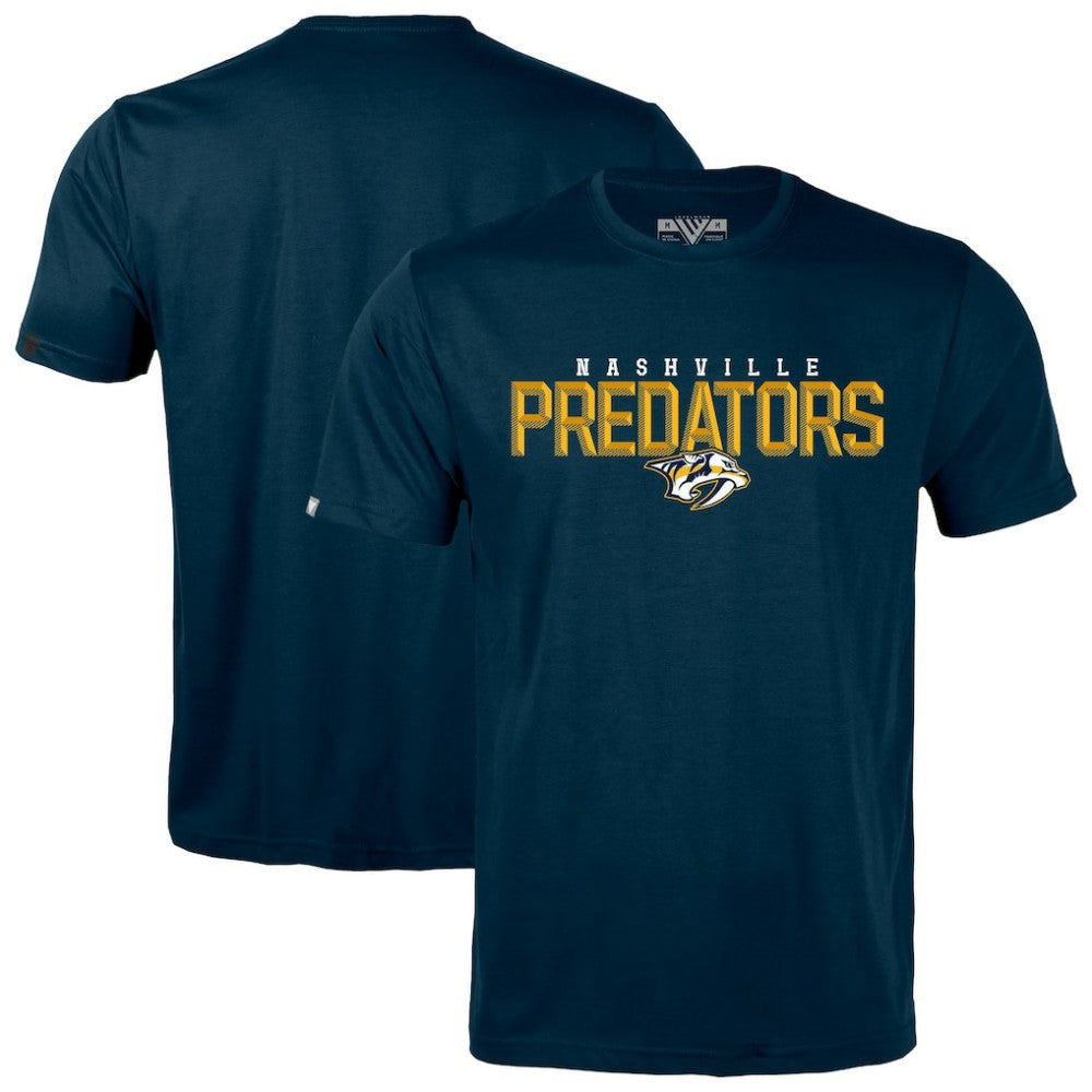 Nashville Predators Levelwear Richmond Carve T-Shirt - Navy T-shirts