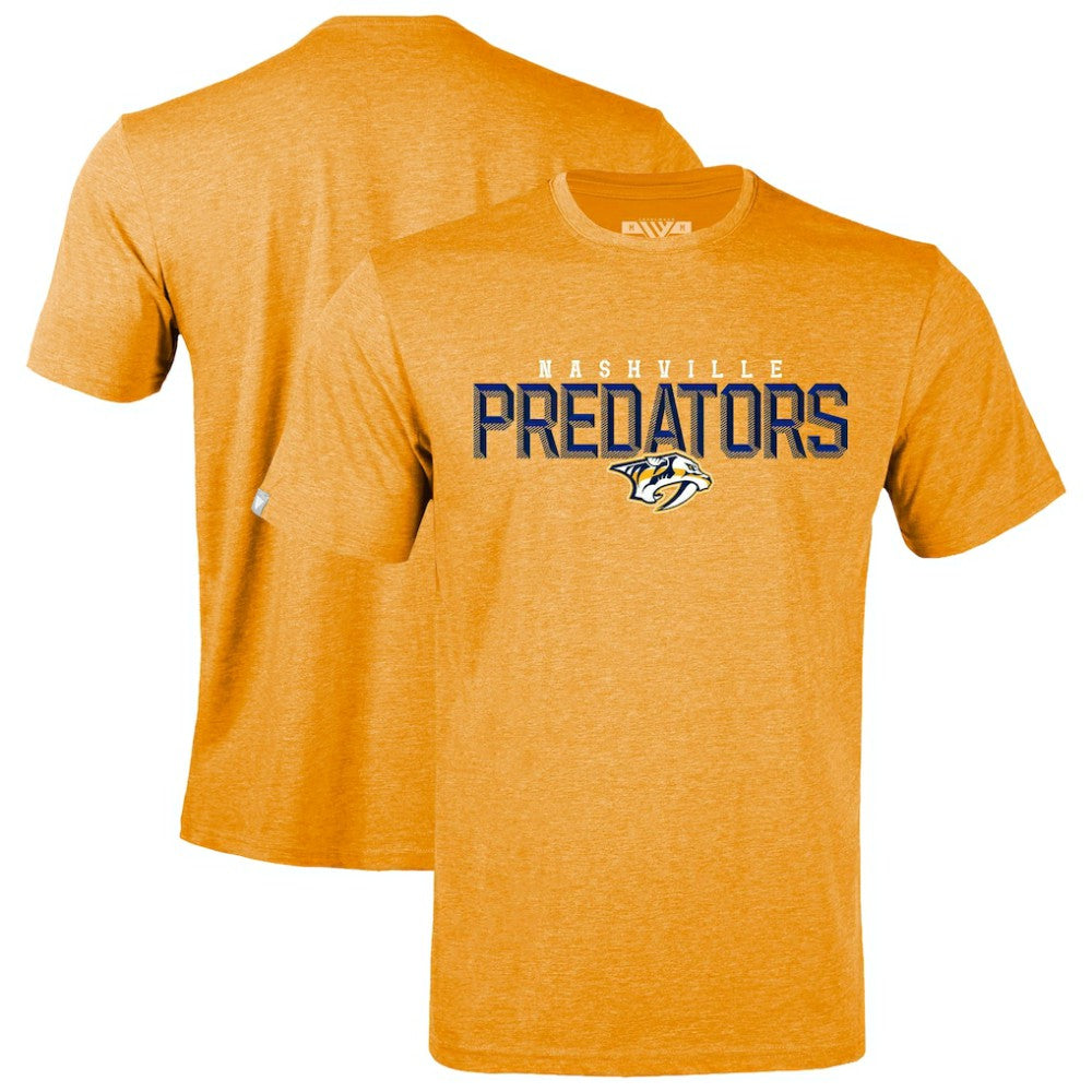 Nashville Predators Levelwear Richmond Carve T-Shirt - Gold T-shirts
