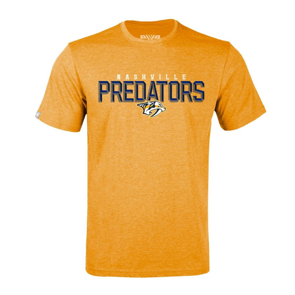 Nashville Predators Levelwear Richmond Carve T-Shirt - Gold T-shirts