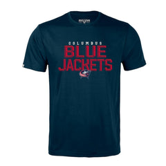Columbus Blue Jackets Levelwear Richmond Carve T-Shirt - Navy T-shirts