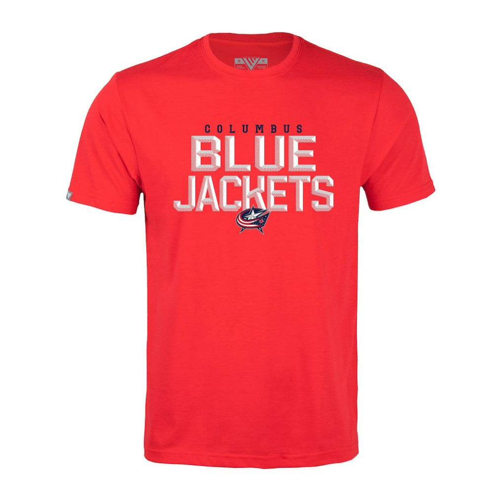 Columbus Blue Jackets Levelwear Richmond Carve T-Shirt - Red T-shirts