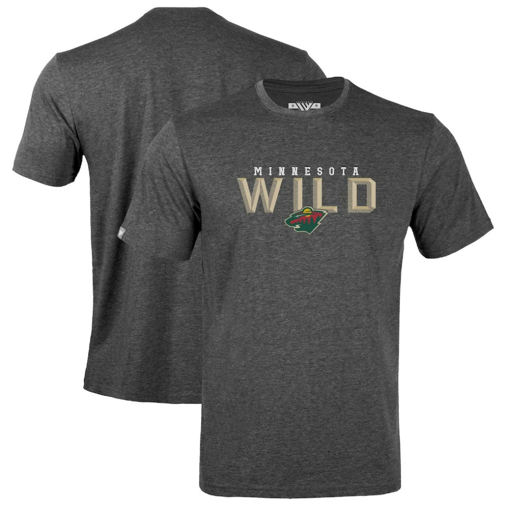 Minnesota Wild Levelwear Richmond Carve T-Shirt - Gray T-shirts