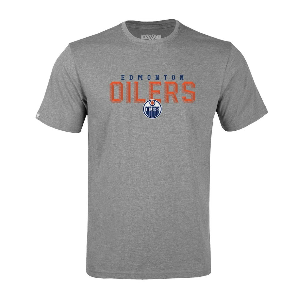 Edmonton Oilers Levelwear Richmond Carve T-Shirt - Gray T-shirts