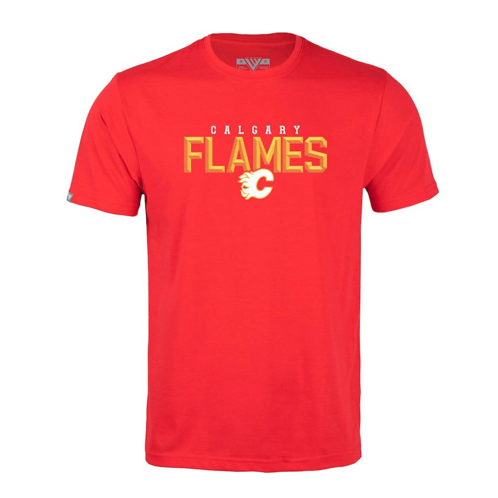 Calgary Flames Levelwear Richmond Carve T-Shirt - Red T-shirts