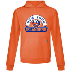 New York Islanders Levelwear Relay Banner Arch Pullover Hoodie - Orange Hoodies