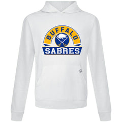 Buffalo Sabres Levelwear Relay Banner Arch Pullover Hoodie - White Hoodies