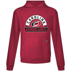 Carolina Hurricanes Levelwear Relay Banner Arch Pullover Hoodie - Red Hoodies