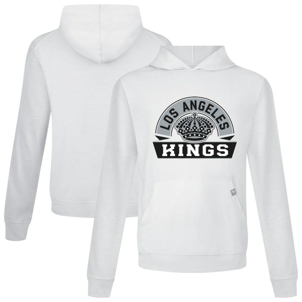 Los Angeles Kings Levelwear Relay Banner Arch Pullover Hoodie - White Hoodies