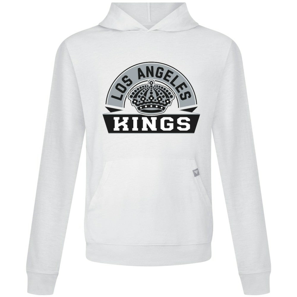 Los Angeles Kings Levelwear Relay Banner Arch Pullover Hoodie - White Hoodies