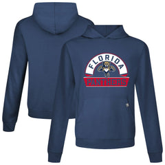 Florida Panthers Levelwear Relay Banner Arch Pullover Hoodie - Navy Hoodies
