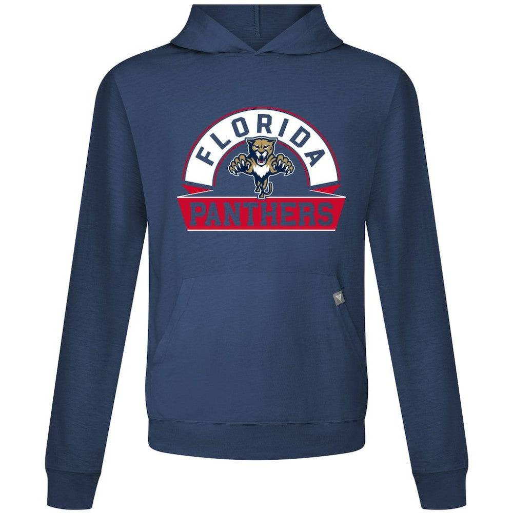 Florida Panthers Levelwear Relay Banner Arch Pullover Hoodie - Navy Hoodies