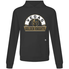 Vegas Golden Knights Levelwear Relay Banner Arch Pullover Hoodie - Black Hoodies