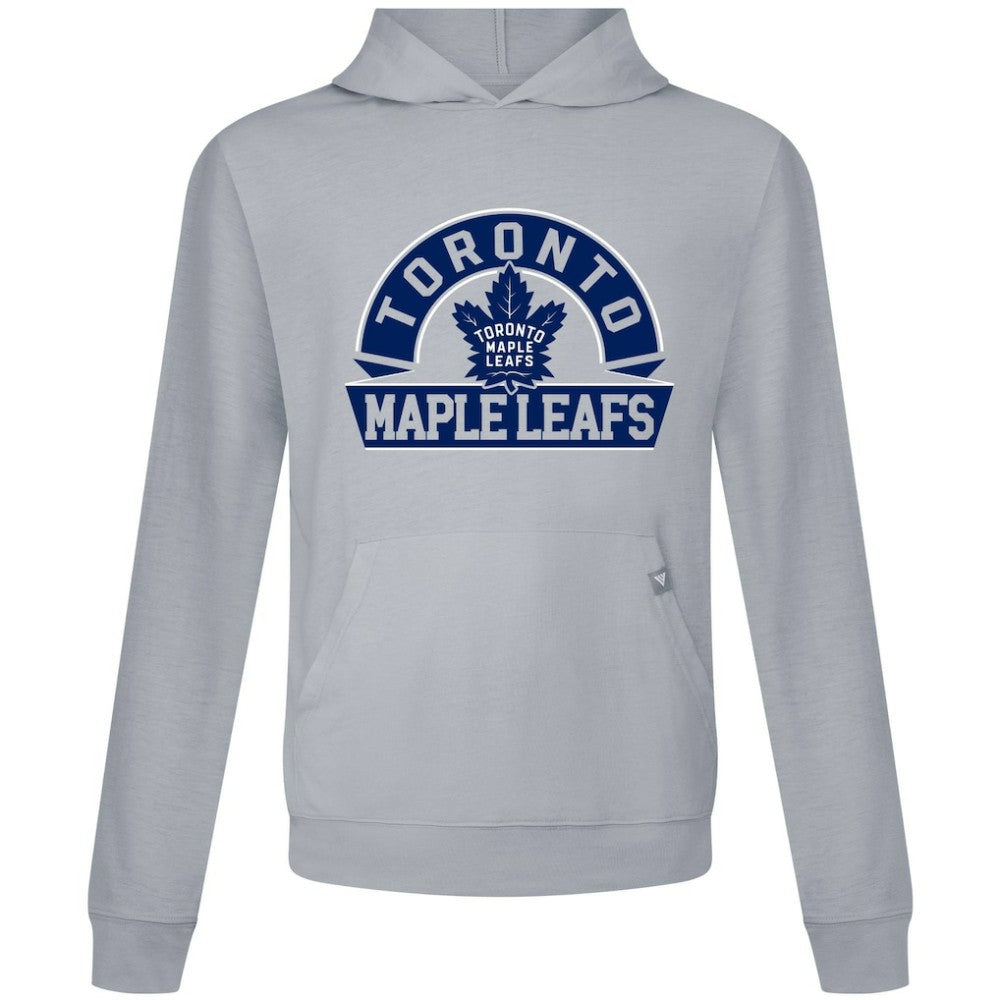 Toronto Maple Leafs Levelwear Relay Banner Arch Pullover Hoodie - Gray Hoodies