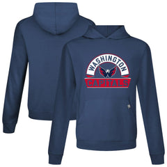 Washington Capitals Levelwear Relay Banner Arch Pullover Hoodie - Navy Hoodies