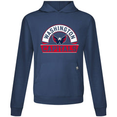 Washington Capitals Levelwear Relay Banner Arch Pullover Hoodie - Navy Hoodies