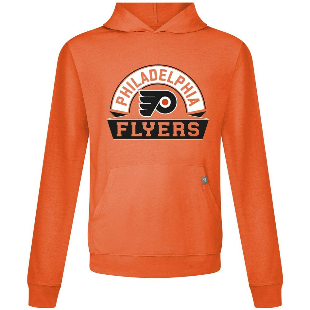 Philadelphia Flyers Levelwear Relay Banner Arch Pullover Hoodie - Orange Hoodies