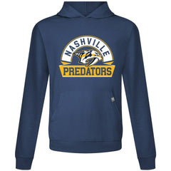Nashville Predators Levelwear Relay Banner Arch Pullover Hoodie - Navy Hoodies