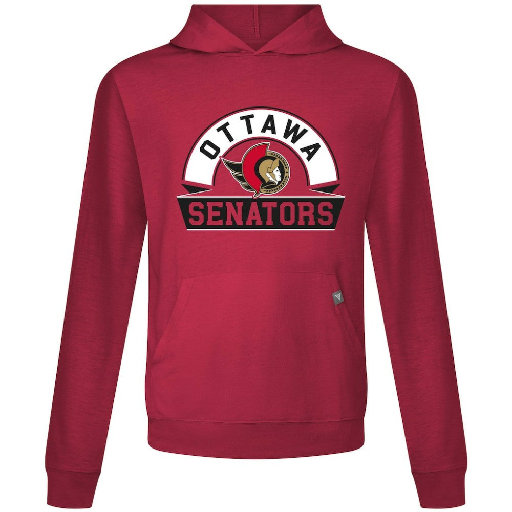 Ottawa Senators Levelwear Relay Banner Arch Pullover Hoodie - Red Hoodies