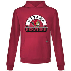 Ottawa Senators Levelwear Relay Banner Arch Pullover Hoodie - Red Hoodies