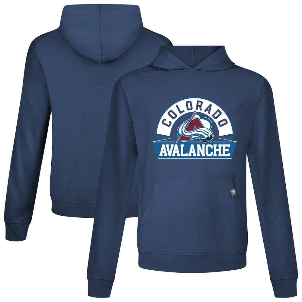 Colorado Avalanche Levelwear Relay Banner Arch Pullover Hoodie - Navy Hoodies