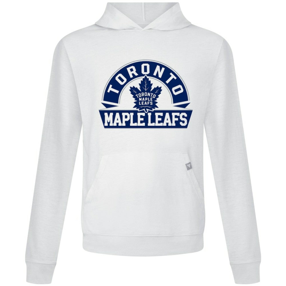 Toronto Maple Leafs Levelwear Relay Banner Arch Pullover Hoodie - White Hoodies