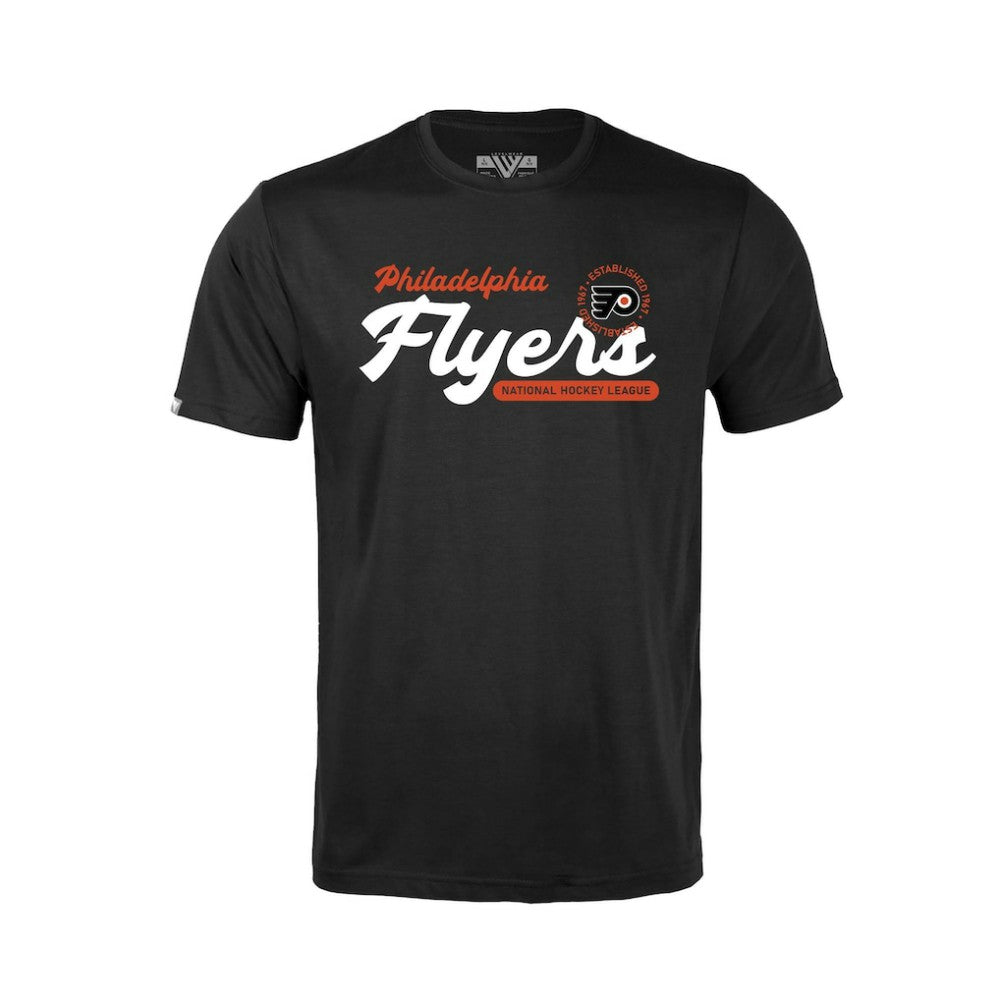 Philadelphia Flyers Levelwear Youth Little Richmond Monument T-Shirt - Black T-shirts