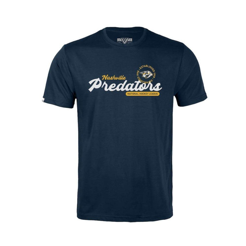 Nashville Predators Levelwear Youth Little Richmond Monument T-Shirt - Navy T-shirts