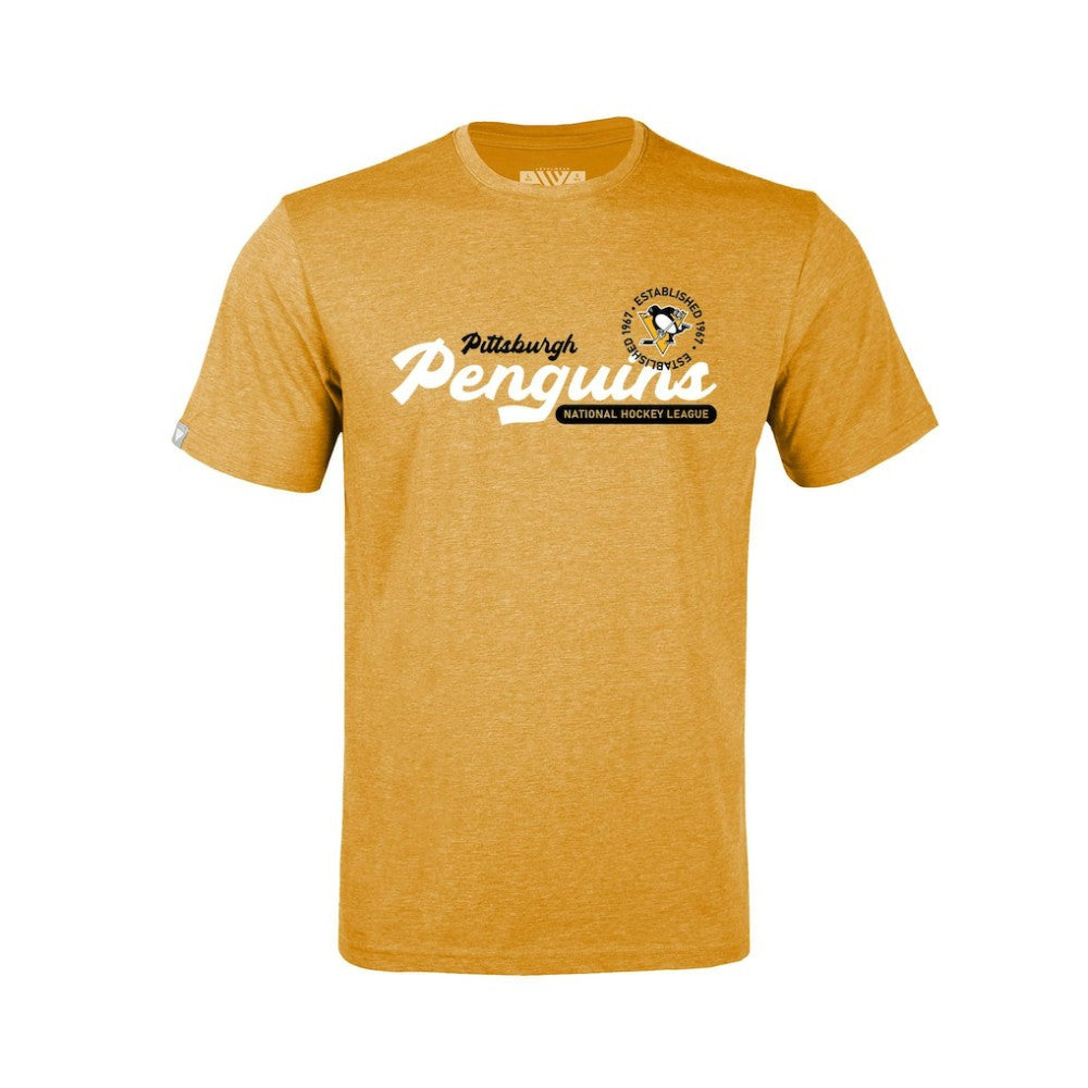 Pittsburgh Penguins Levelwear Youth Little Richmond Monument T-Shirt - Gold T-shirts