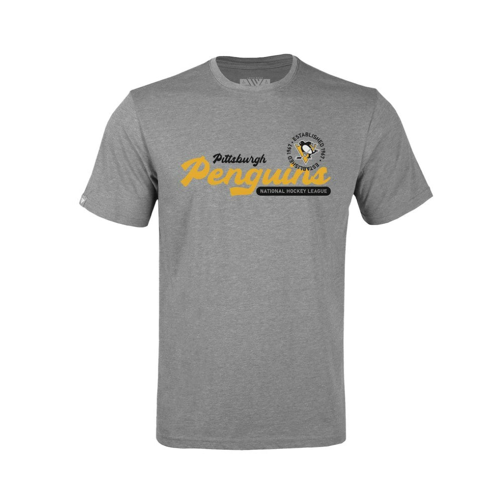 Pittsburgh Penguins Levelwear Youth Little Richmond Monument T-Shirt - Gray T-shirts