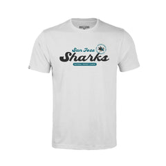 San Jose Sharks Levelwear Youth Little Richmond Monument T-Shirt - White T-shirts