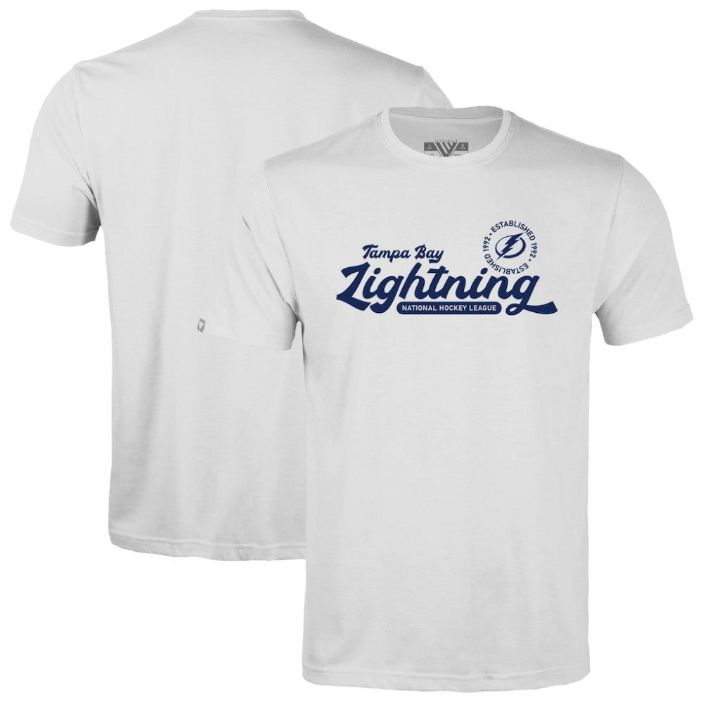 Tampa Bay Lightning Levelwear Youth Little Richmond Monument T-Shirt - White T-shirts
