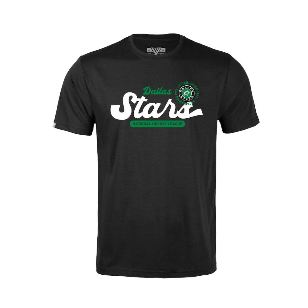 Dallas Stars Levelwear Youth Little Richmond Monument T-Shirt - Black T-shirts