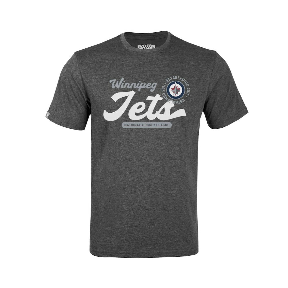 Winnipeg Jets Levelwear Youth Little Richmond Monument T-Shirt - Gray T-shirts
