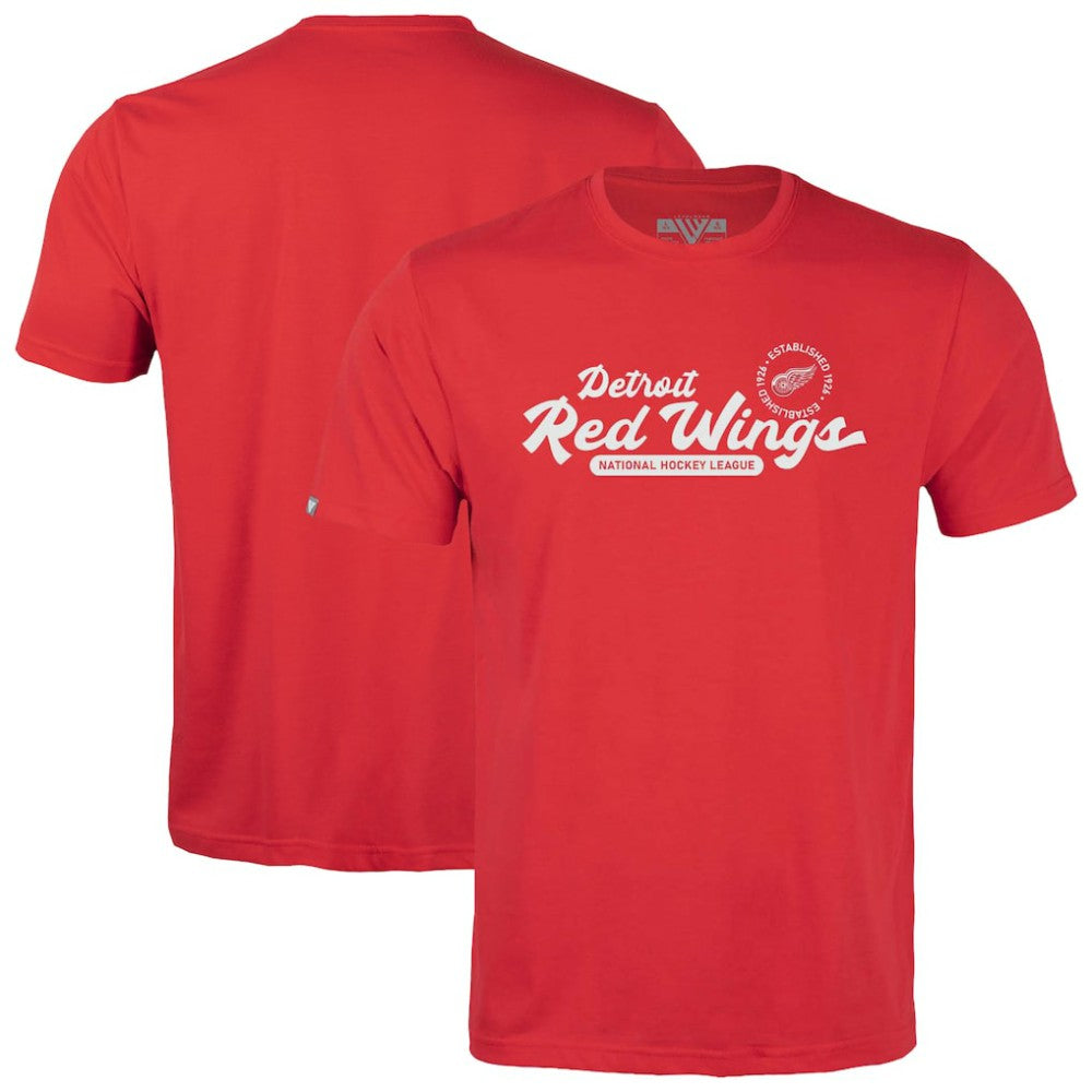 Detroit Red Wings Levelwear Youth Little Richmond Monument T-Shirt - Red T-shirts