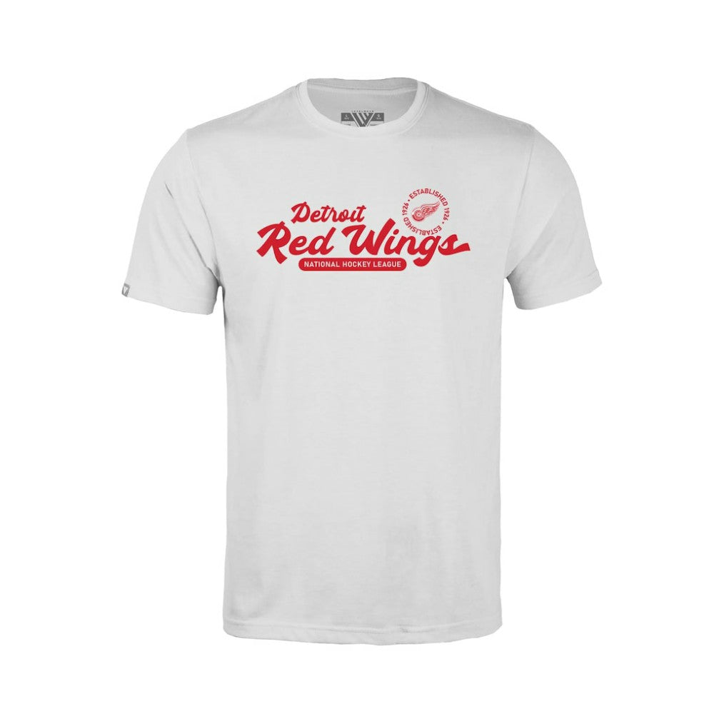 Detroit Red Wings Levelwear Youth Little Richmond Monument T-Shirt - White T-shirts