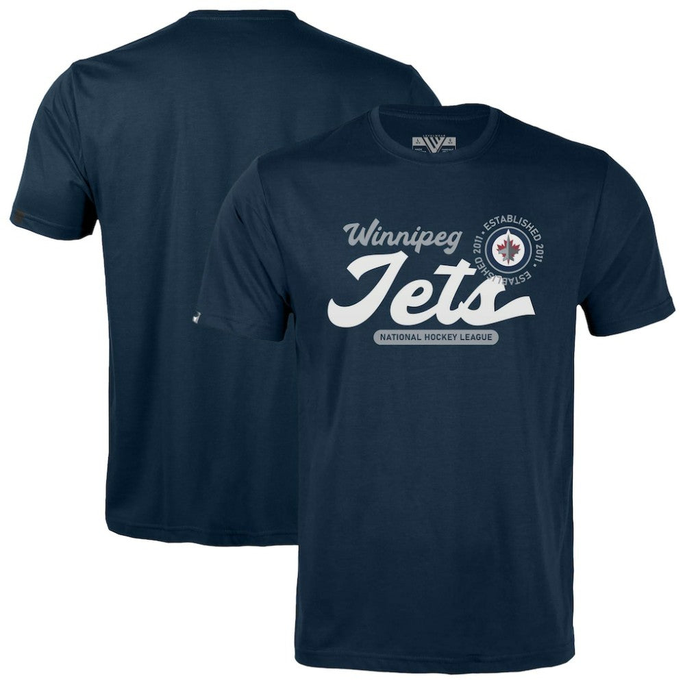 Winnipeg Jets Levelwear Youth Little Richmond Monument T-Shirt - Navy T-shirts