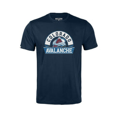 Colorado Avalanche Levelwear Youth Little Richmond Banner Arch T-Shirt - Navy T-shirts
