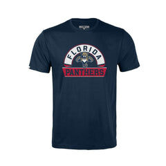 Florida Panthers Levelwear Youth Little Richmond Banner Arch T-Shirt - Navy T-shirts