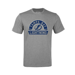Tampa Bay Lightning Levelwear Youth Little Richmond Banner Arch T-Shirt - Gray T-shirts