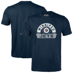 Winnipeg Jets Levelwear Youth Little Richmond Banner Arch T-Shirt - Navy T-shirts