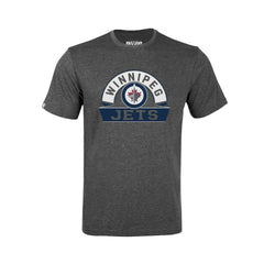 Winnipeg Jets Levelwear Youth Little Richmond Banner Arch T-Shirt - Gray T-shirts