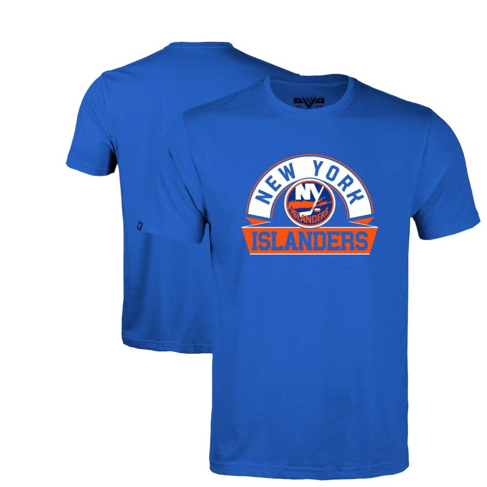 New York Islanders Levelwear Youth Little Richmond Banner Arch T-Shirt - Royal T-shirts